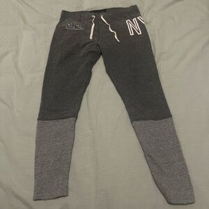Abercrombie & Fitch preppy Heather Gray Joggers